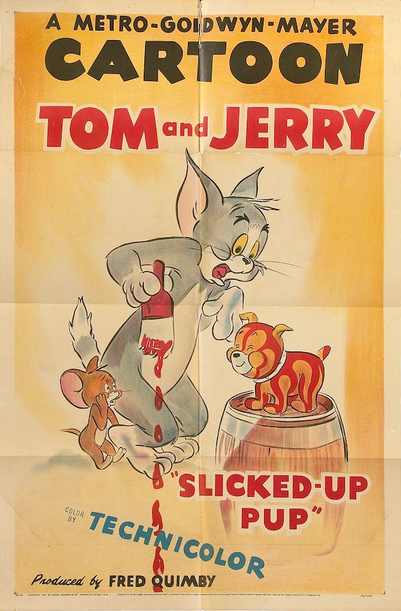 Bonhams A Tom And Jerry Group Of Rare One sheet Movie Posters 1940s Bonhams A Tom And Jerry Group Of Rare One sheet Movie Posters 1940s