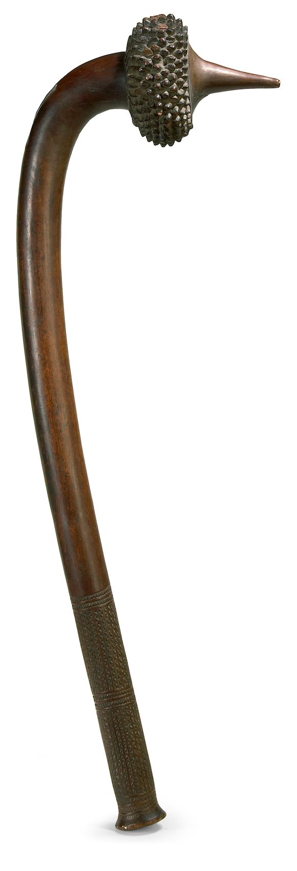 Bonhams A Fiji pineapple club, totokia, Republic of Fiji Islands length 33in