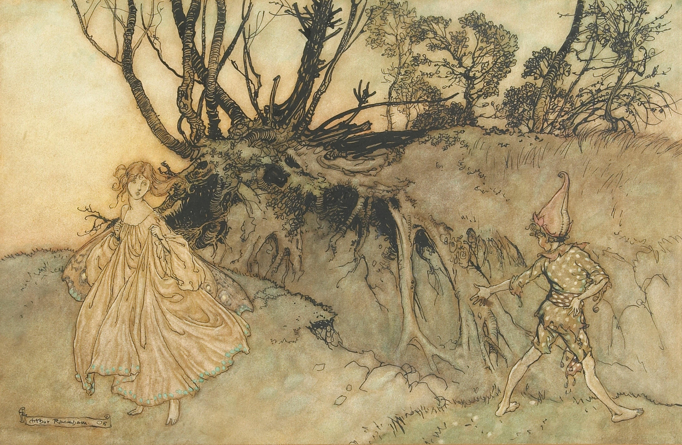 Arthur rackham картины