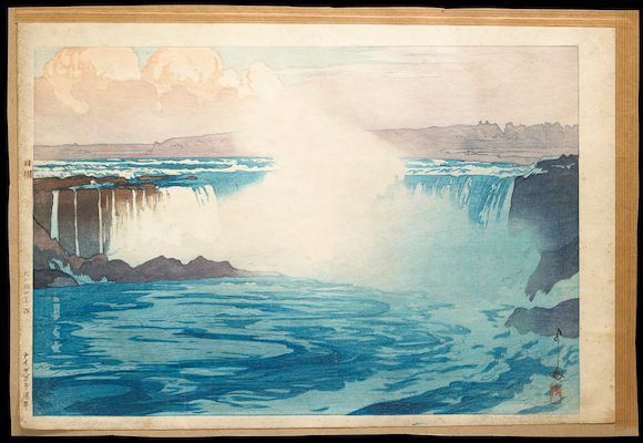 Bonhams Hiroshi Yoshida 1876 1950 Niagara Falls Bonhams Hiroshi Yoshida 1876 1950 Niagara Falls