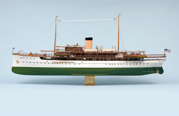 Bonhams : A presentation model of the steam yacht of the S.Y. Delphine ...