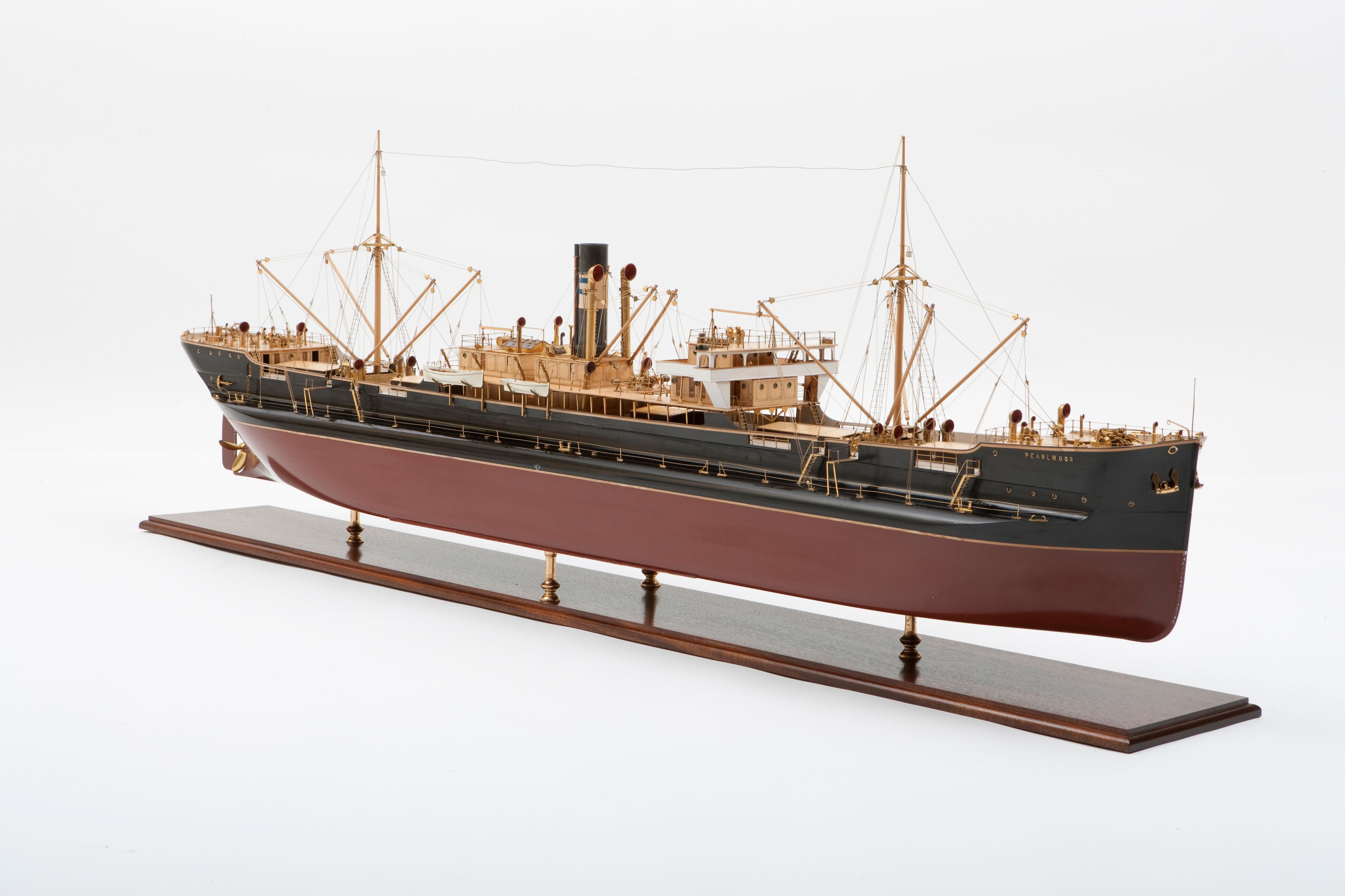 Bonhams A shipbuilders' model of the turret deck steamer S.S