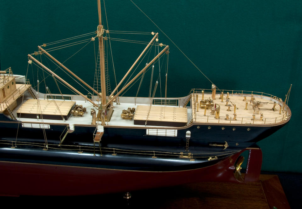 Bonhams A shipbuilders' model of the turret deck steamer S.S