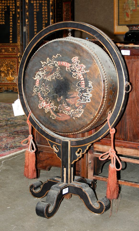 Bonhams A Japanese ceremonial drum (tsuridaiko)