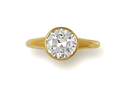 A diamond solitaire ring, Bulgari