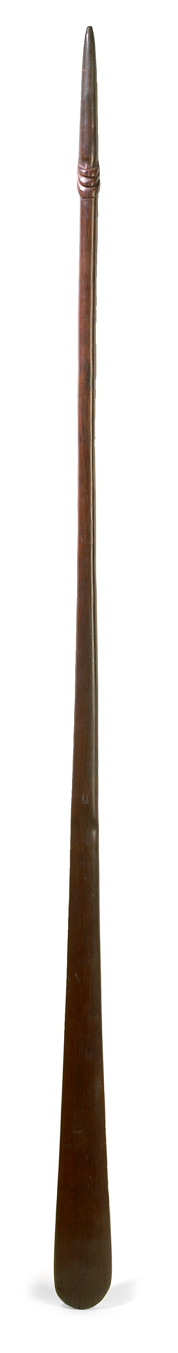 Bonhams A very rare Maori pointed fighting staff, pouwhenua, New Zealand