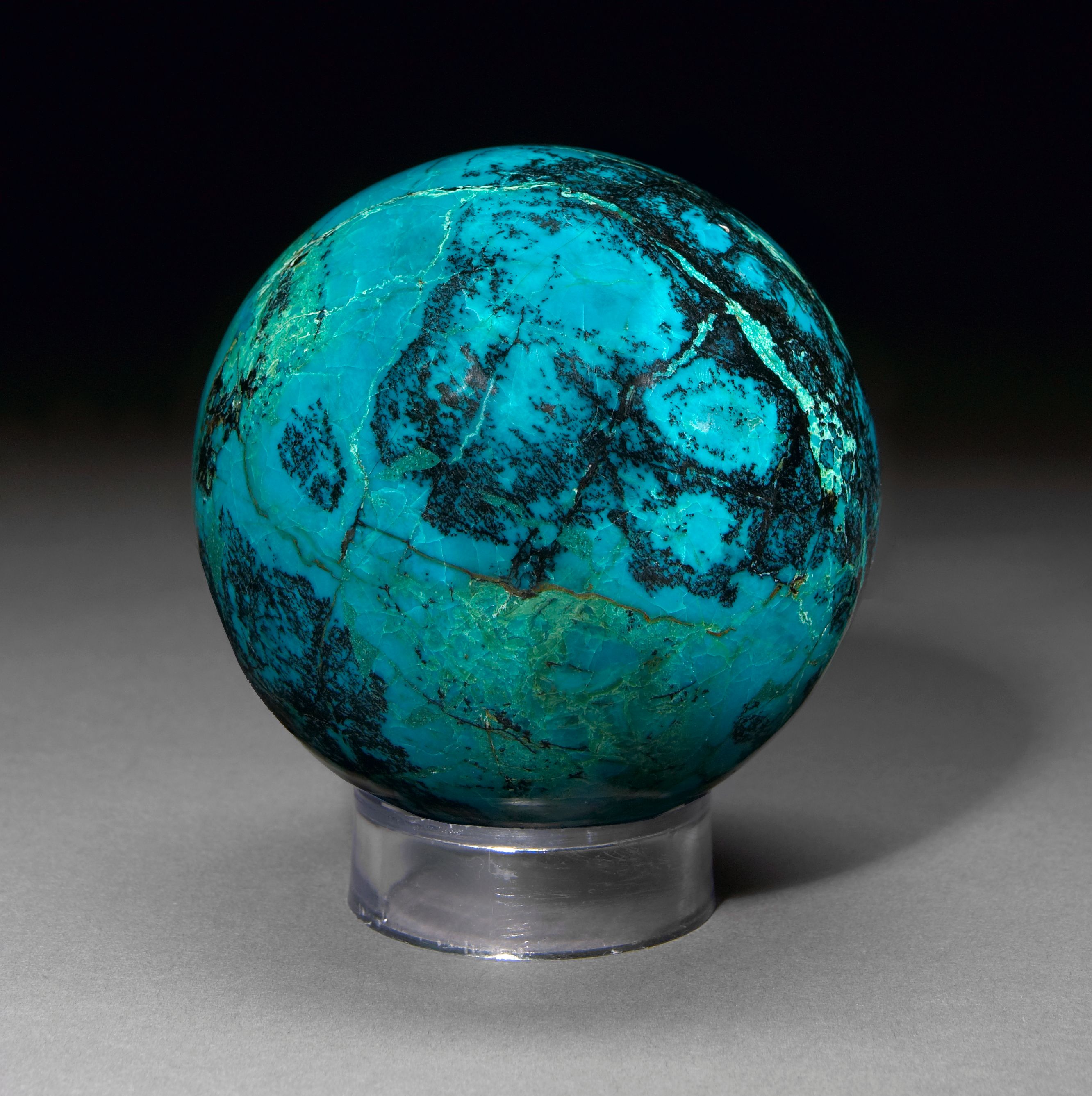 Chrysocolla Sphere