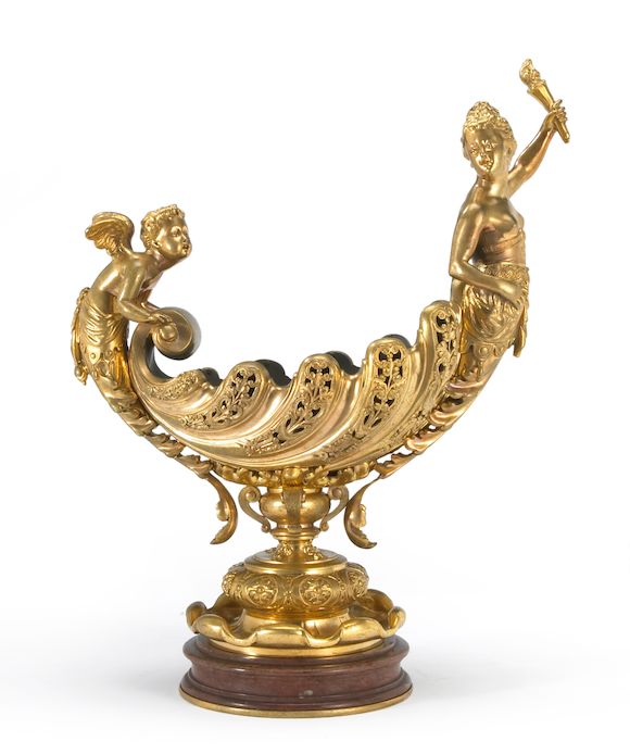 bonhams-a-r-gence-style-gilt-bronze-and-red-marble-figural-navette