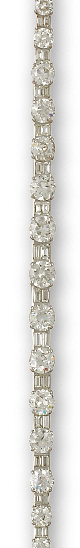 A diamond bracelet