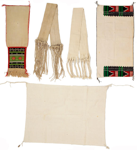 Bonhams : Five Hopi textiles