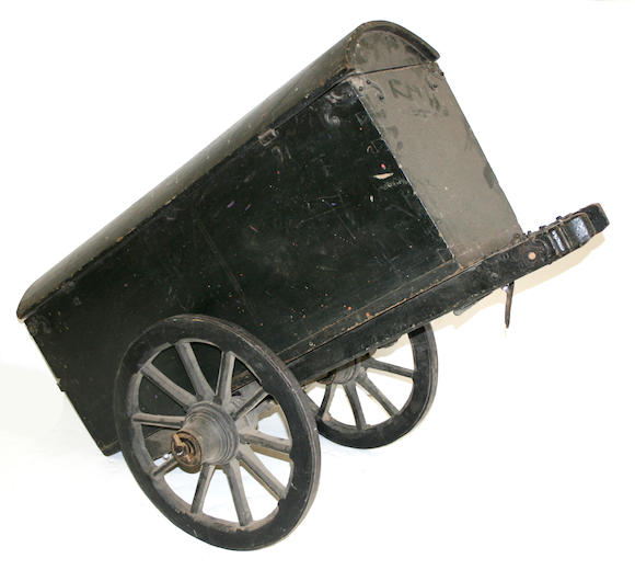 Bonhams : An Italian painted iron mounted peddler's wagon 19th century