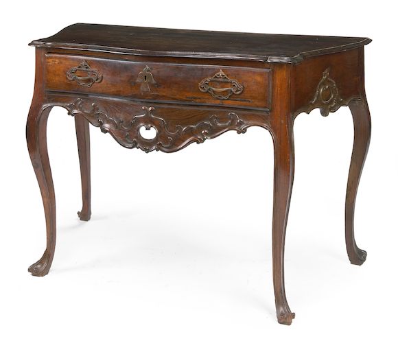 Bonhams : A Portuguese Rococo carved rosewood side table second half ...