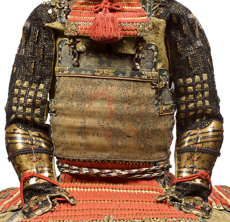 Bonhams : An impressive oyoroi armor Helmet, Muromachi period, 16th ...