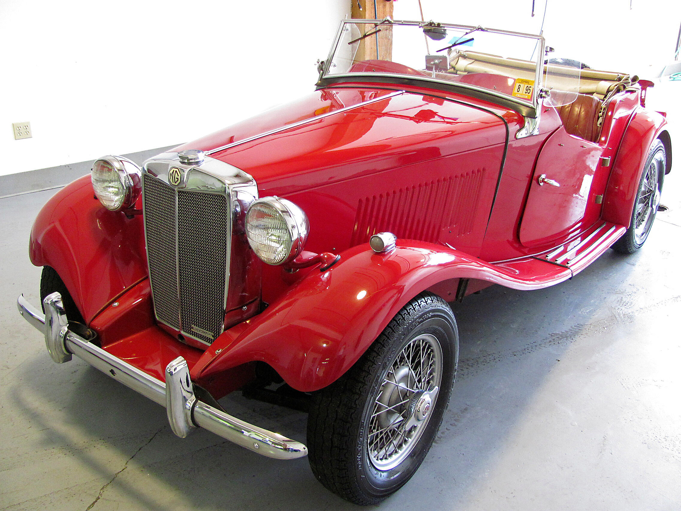 Bonhams Cars : 1953 MG TD Supercharged Roadster Chassis no. 2819627853