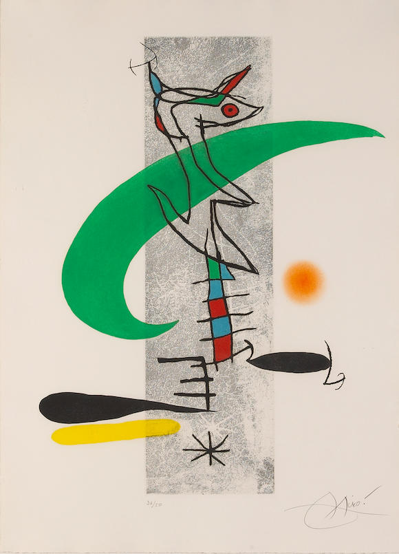 Bonhams Joan Miró Spanish 1893 1983 La Translunaire