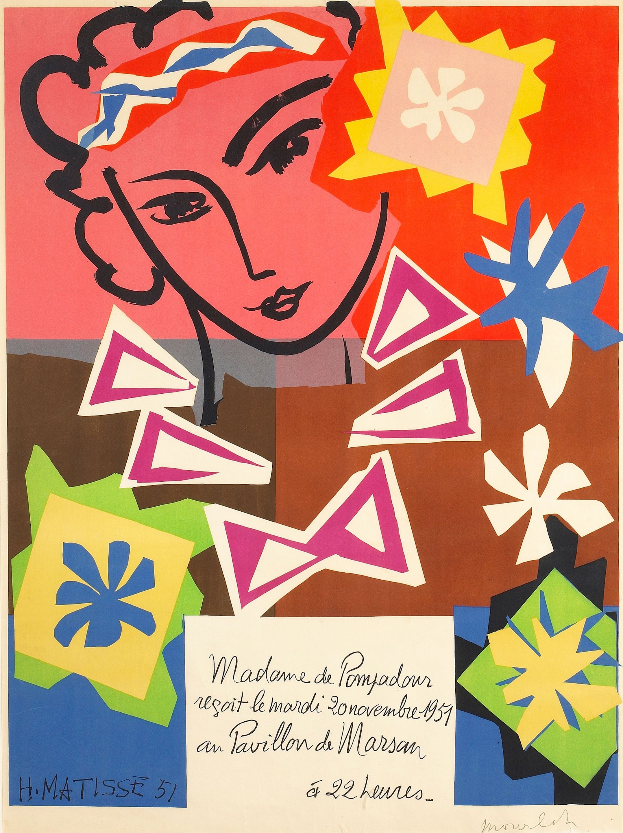 Madame de Pompadour reuit le mardi 20 novembre 1951 au Pavillon de Marsan á 22 heures