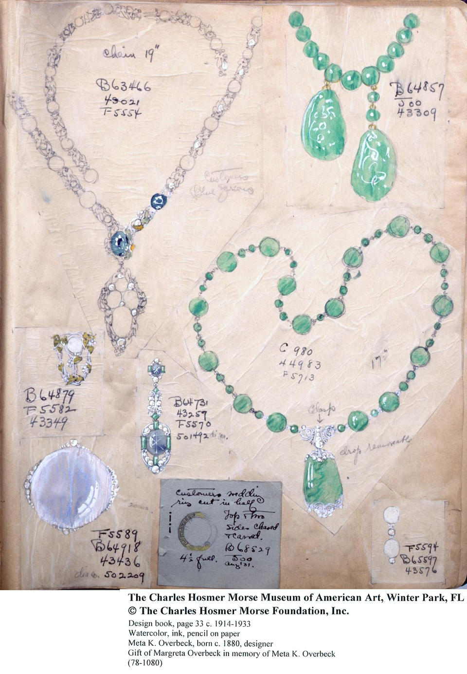 Bonhams An Arts And Crafts Blue Zircon And Diamond Necklace And