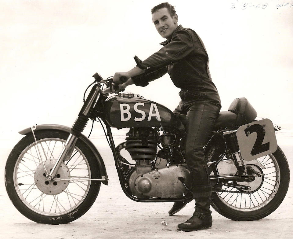 Bonhams : Ex-factory race bike, Daytona 200 polesitter,1957 BSA 500cc ...