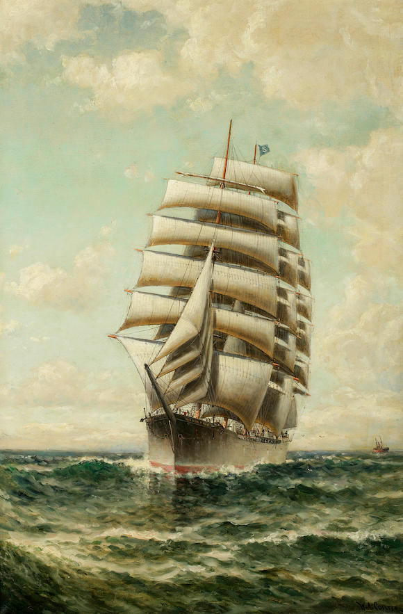 Bonhams : William Alexander Coulter (1849-1936), circa 1901 The ship ...