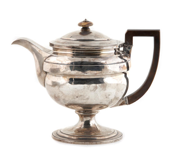 Bonhams : George Iii Silver Coffee Pot With Wood And Ivory Fittings