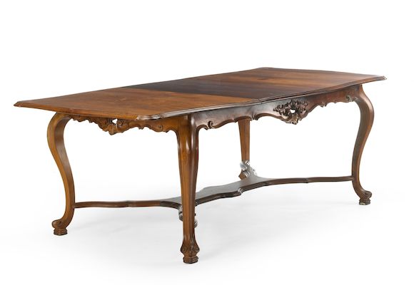 Bonhams : A Portuguese Rococo style rosewood suite of dining furnitrue ...