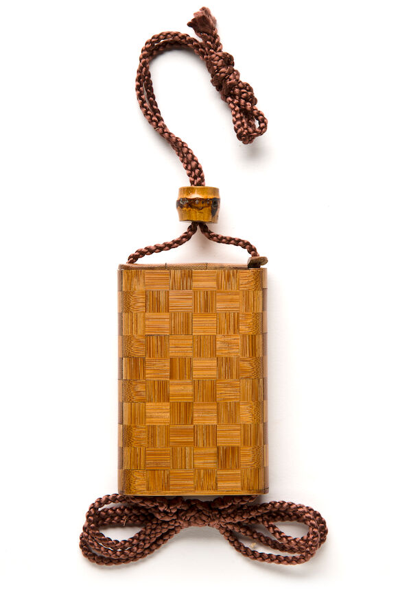 Bonhams : A bamboo inro with drawers Taisho/Showa period, 20th century