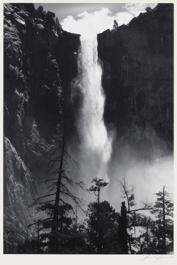 Bonhams : Ansel Adams (american, 1902-1984); Bridalveil Fall;