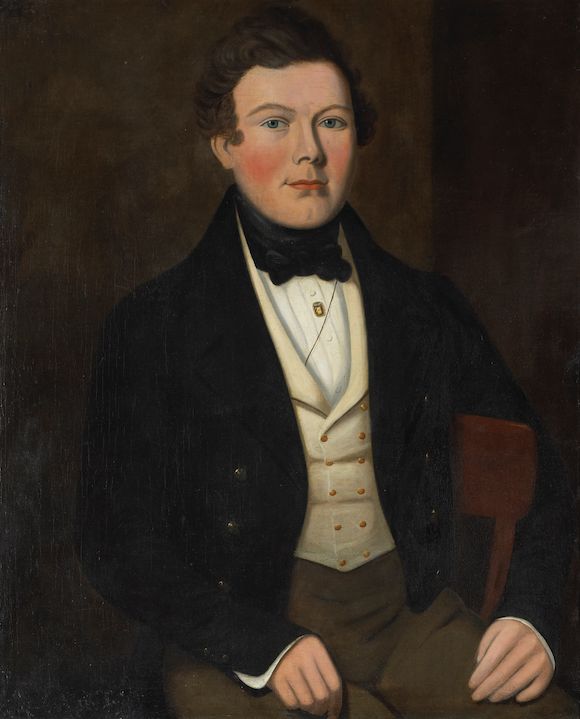 Bonhams Anonymous A Portrait of Commander T.R. Stickney 301/2 x 251