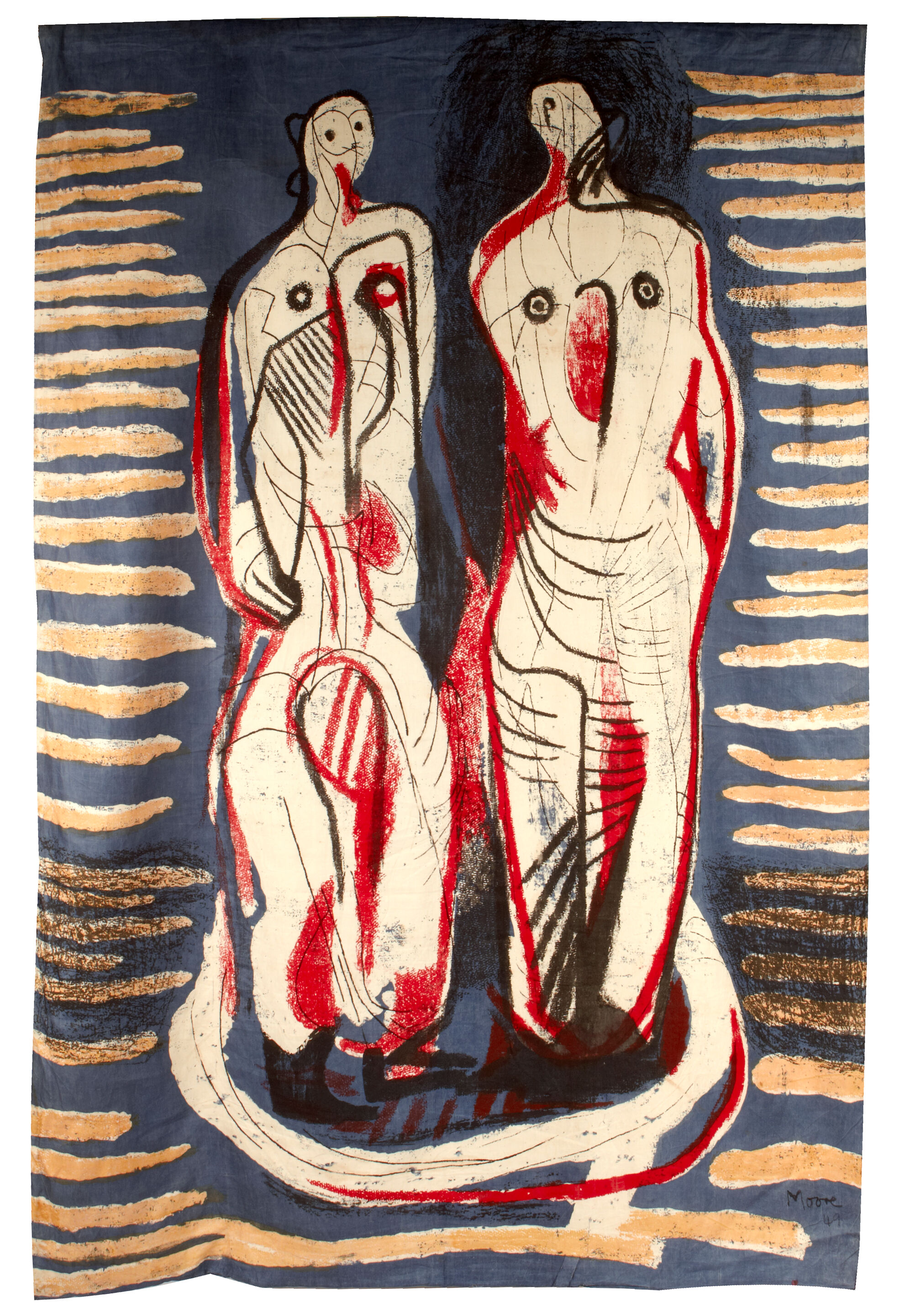 Two Standing Figures