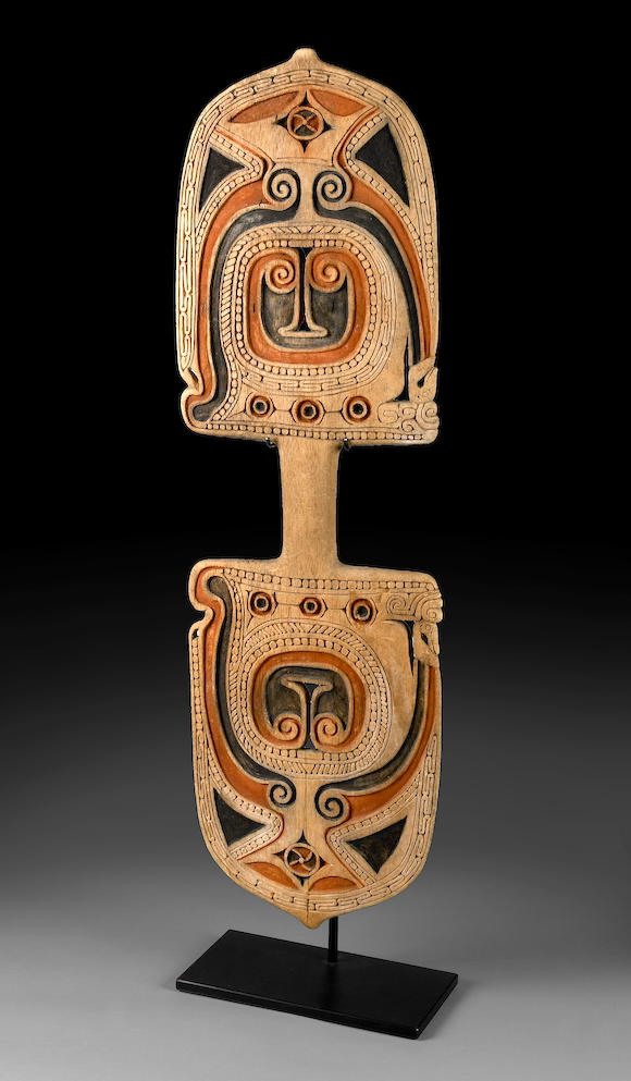 Bonhams : Trobriand Island Dance Shield, Massim area, Papua New Guinea