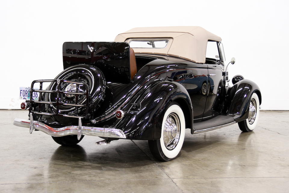 Bonhams : 1936 Ford Model 68 De Luxe Rumble Seat Roadster Chassis no ...