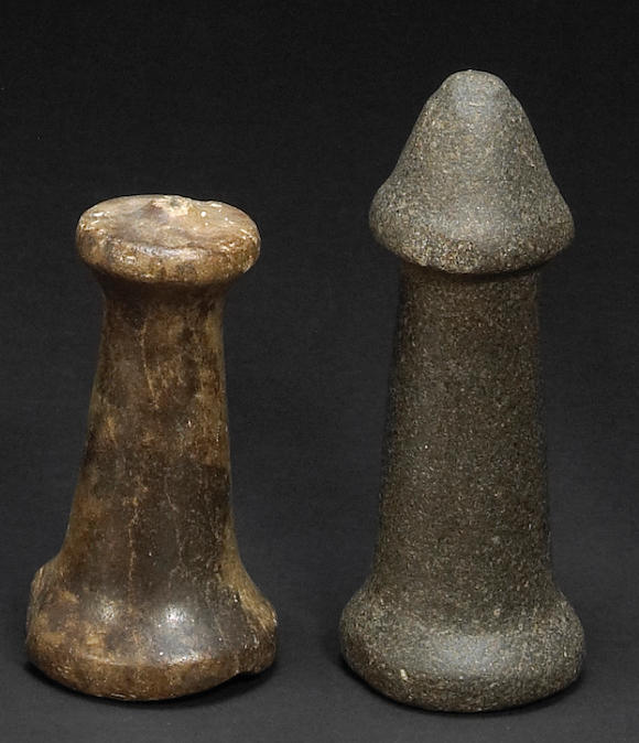 Bonhams : Two Northwest Coast stone mauls