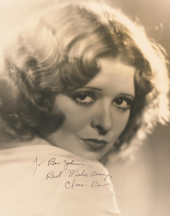 Bonhams : Clara Bow signed photograph