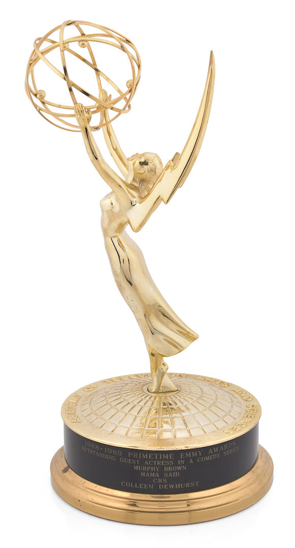 Bonhams : Colleen Dewhurst Murphy Brown Emmy Award