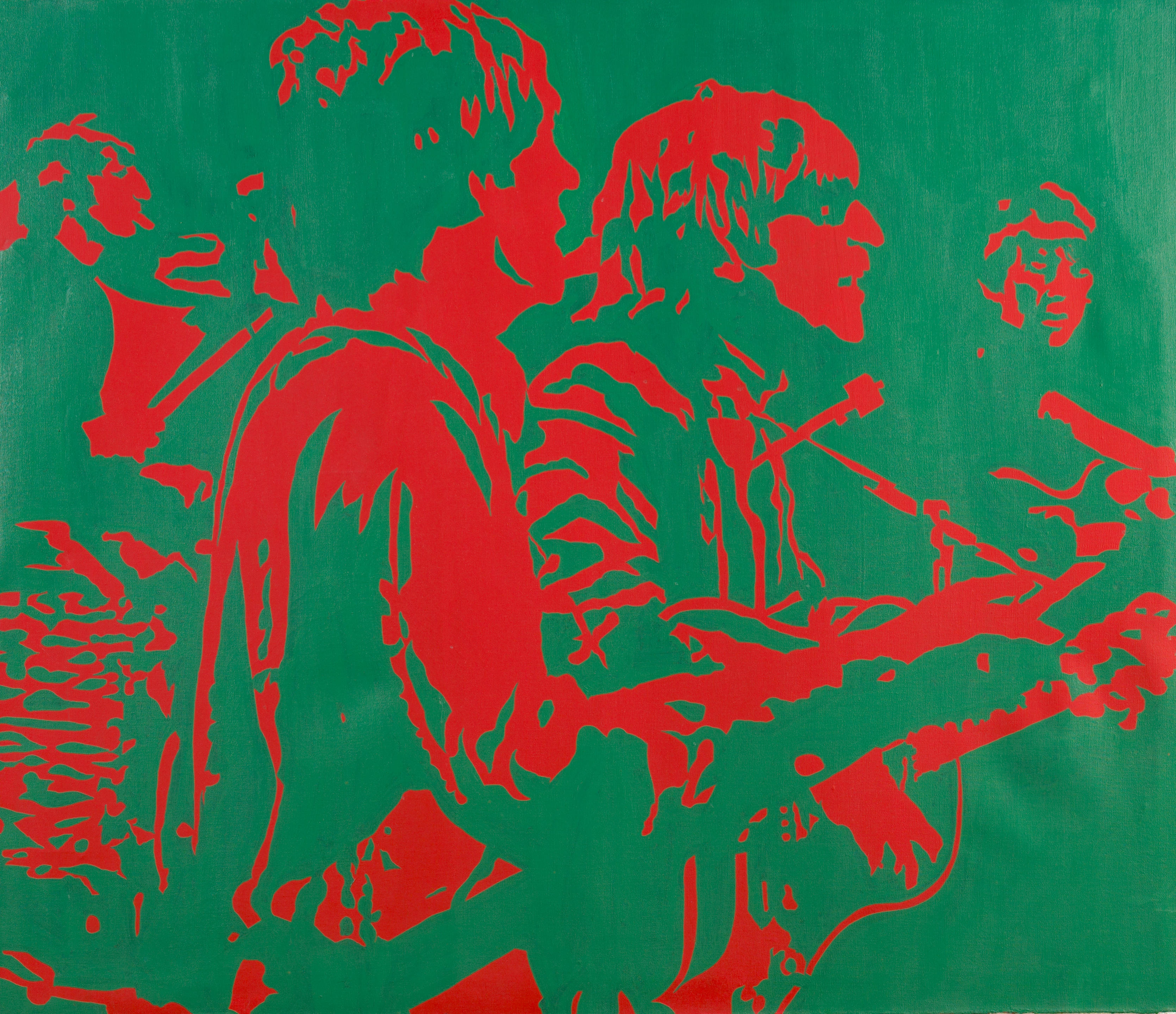 Bonhams Robert Stanley (American, born 1932) 4 Beatles, 1966 38 x 45in