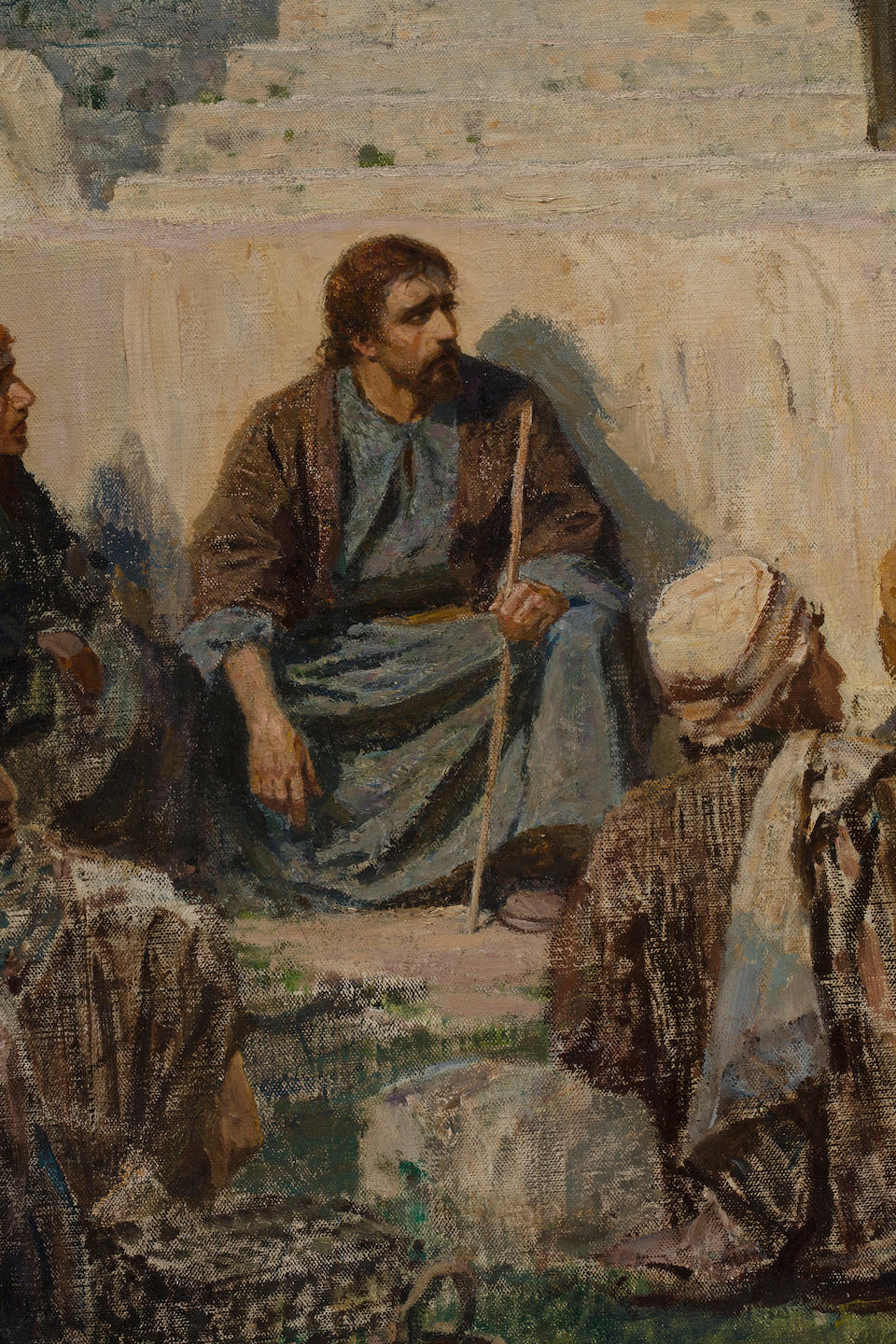 Иисус и грешница картина поленова