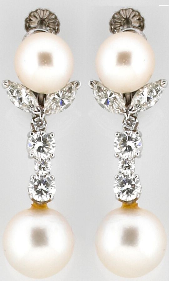 Payton Pearl White 5mm - Screwback Earrings