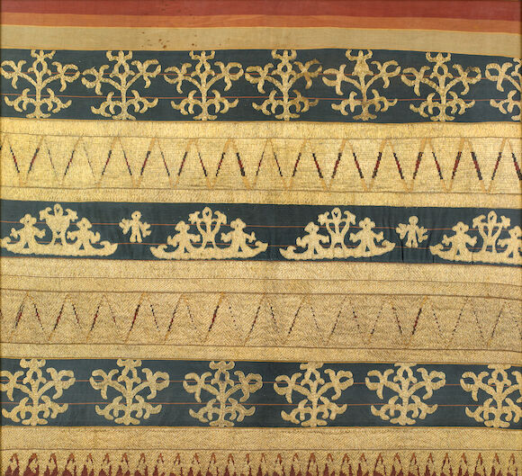Bonhams : A ceremonial skirt (tapis) Abung people, South Sumatra, 19th ...