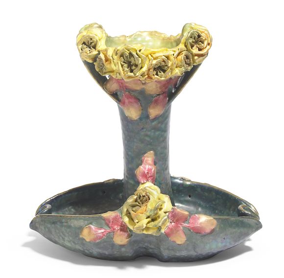 Bonhams An Amphora glazed earthenware vase early 20th century