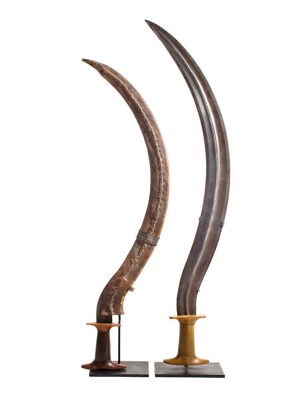Bonhams : Two Binja/Azande Prestige Swords, Democratic Republic of the ...