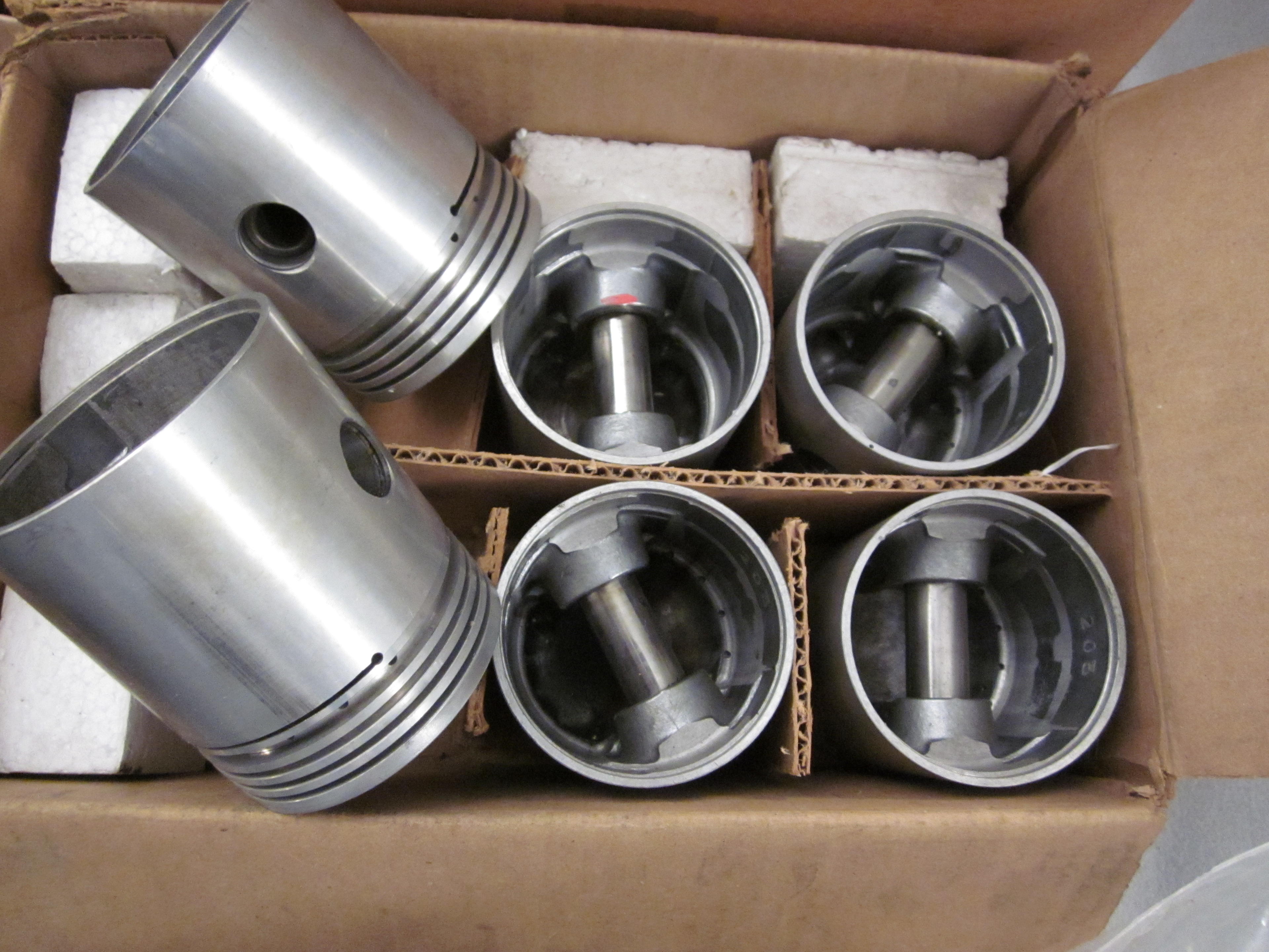 Bonhams Cars : A set of six 3 inch pistons,
