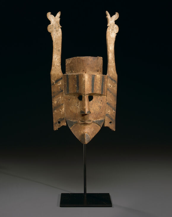 Modang Bonhams : Modang Dayak Mask, East Kalimantan, Borneo
