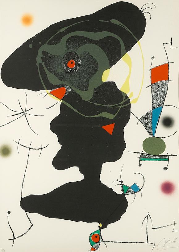 Bonhams Joan Miró Spanish 1893 1983 Pl 5 From Oda A Joan Miró