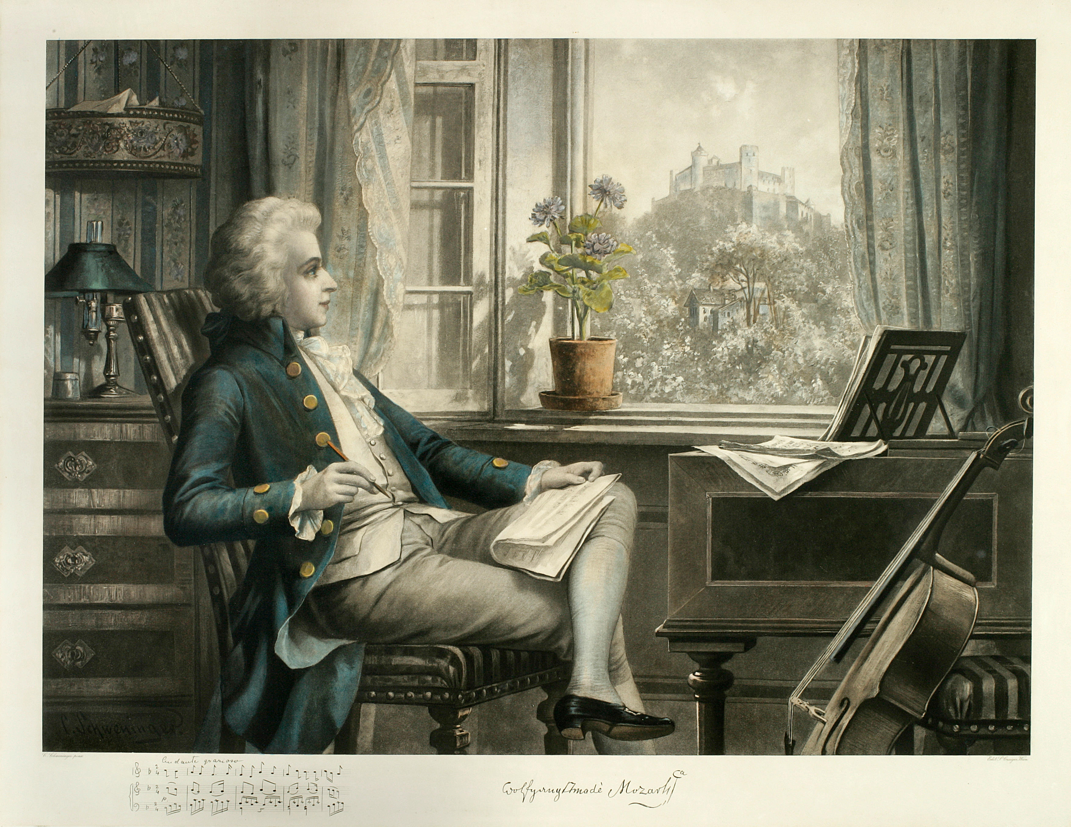 моцарт художник