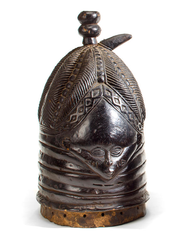 Bonhams : Mende Helmet Mask, Sierre Leone