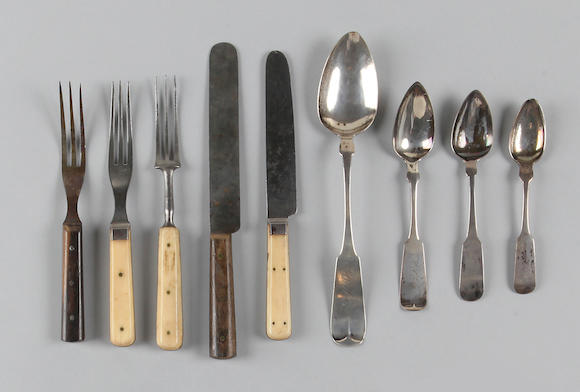 Bonhams : A Group Of Nine Civil War Era Utensils