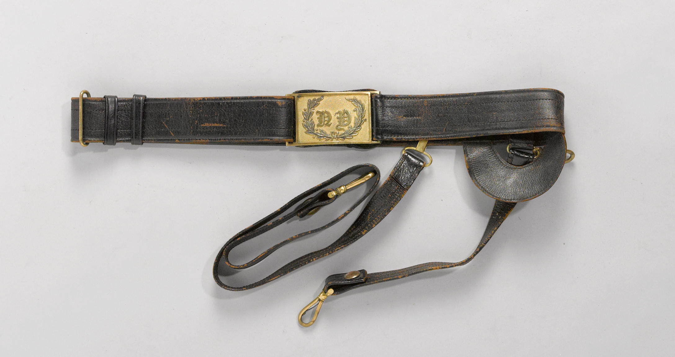 A Civil War era New York 1851 pattern militia officer's sword belt