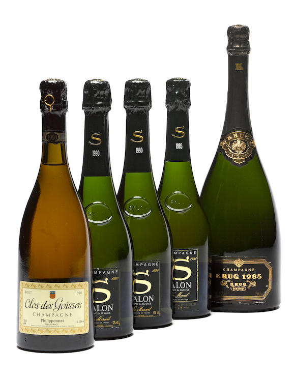 Bonhams : Salon Vintage Champagne 1982 (3) Salon Vintage Champagne 1995 (1)