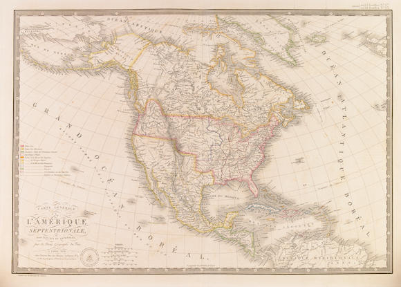 Bonhams : ATLASA.H. BRUE. 11 maps from the Atlas Universel de ...