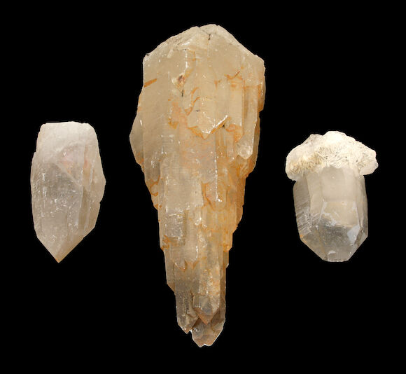 Bonhams : A group of three quartz